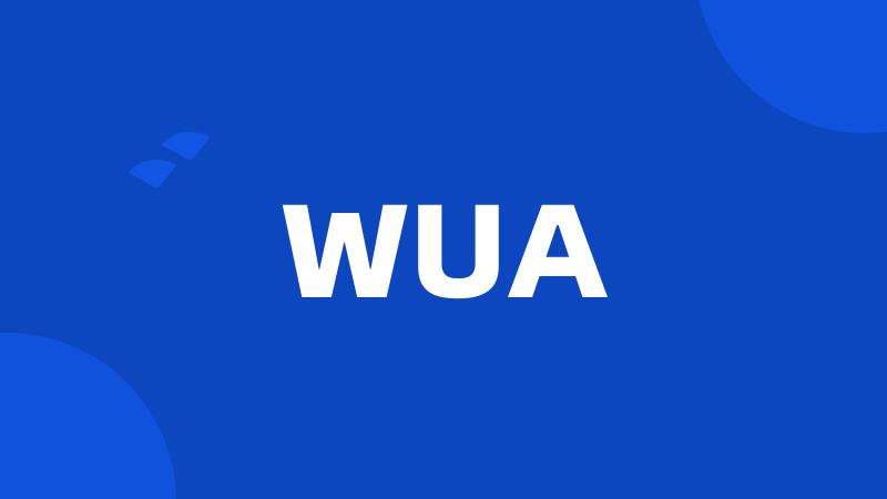 WUA