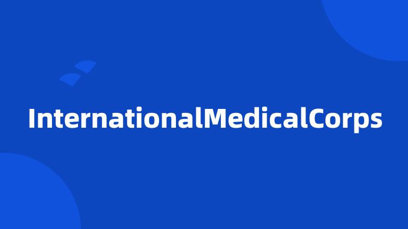 InternationalMedicalCorps
