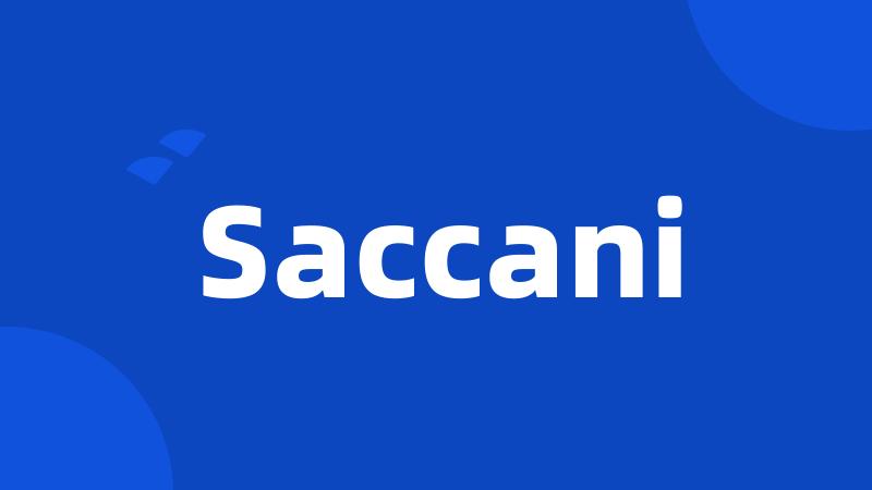 Saccani