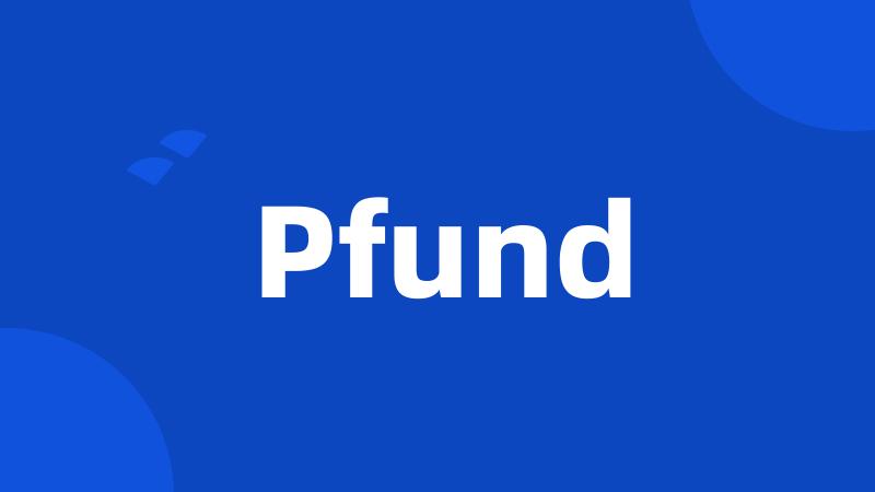 Pfund