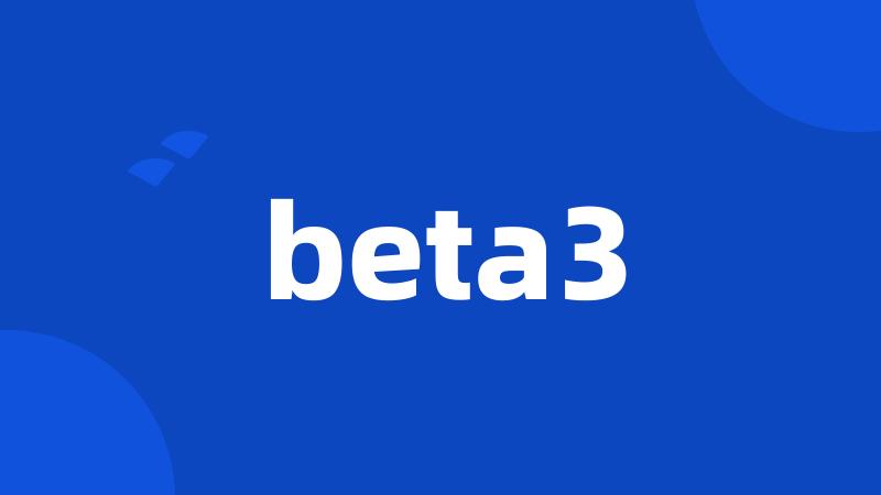 beta3