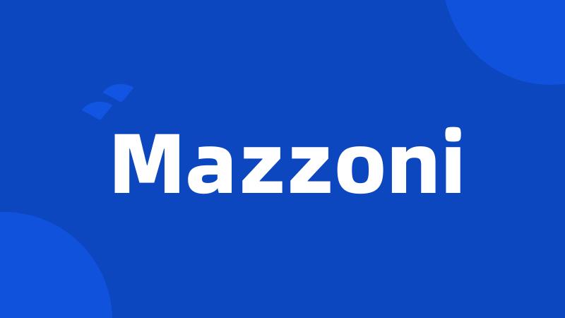 Mazzoni