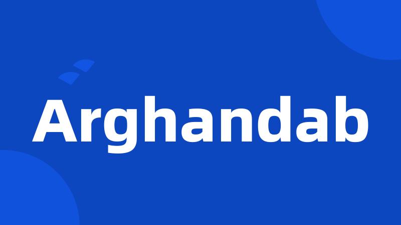 Arghandab