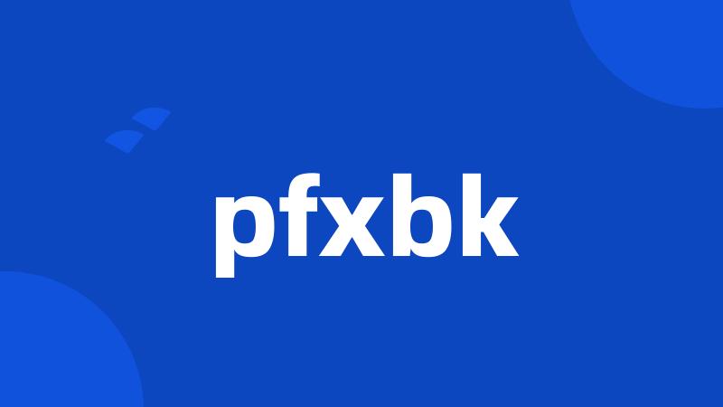 pfxbk