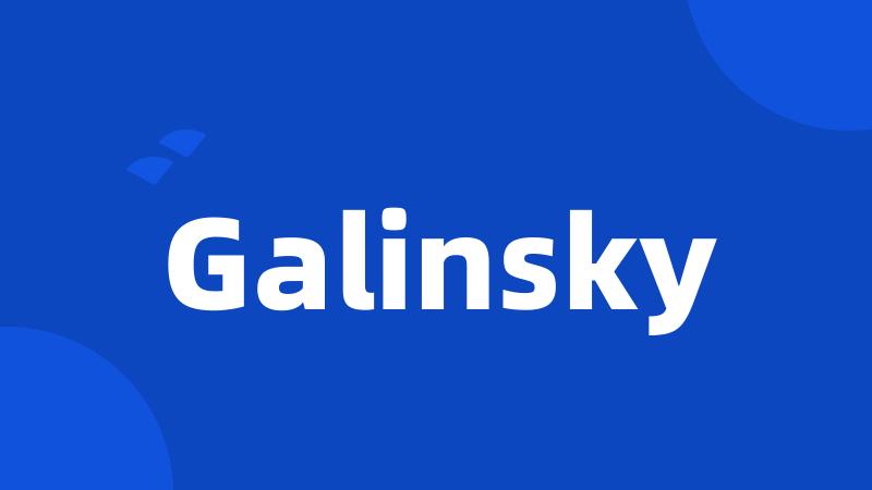 Galinsky