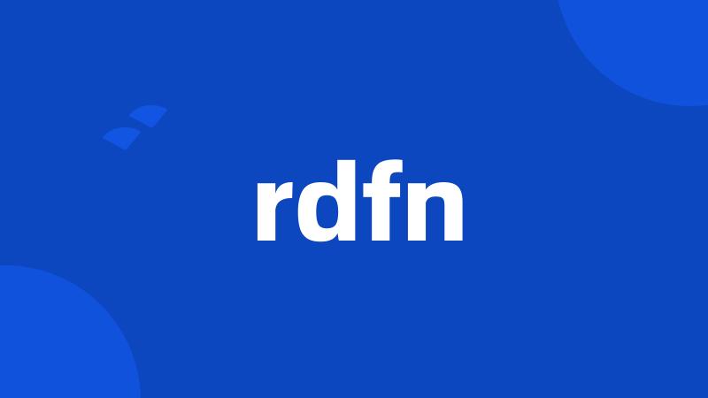 rdfn