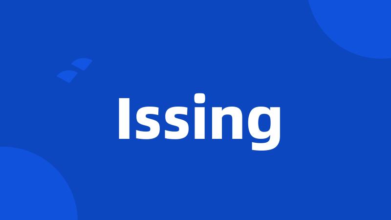 Issing