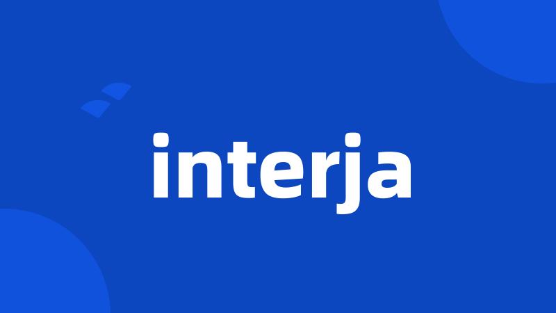 interja