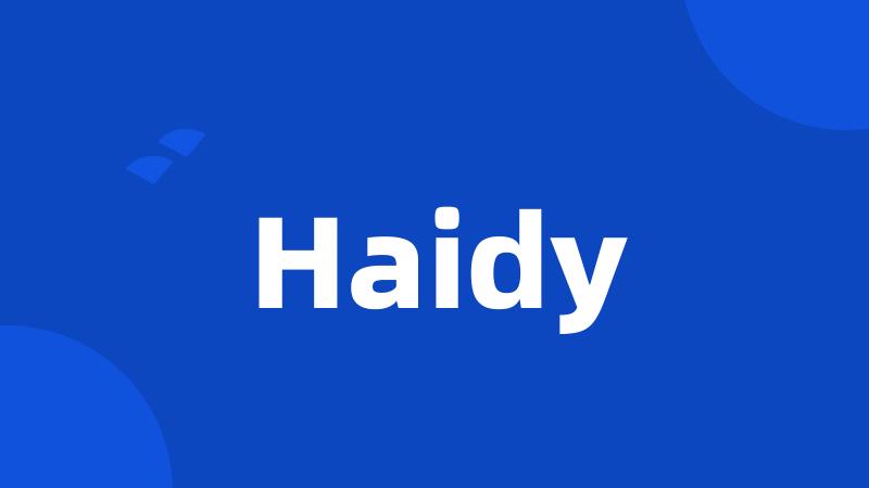 Haidy