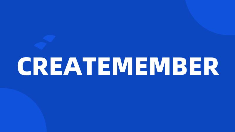 CREATEMEMBER