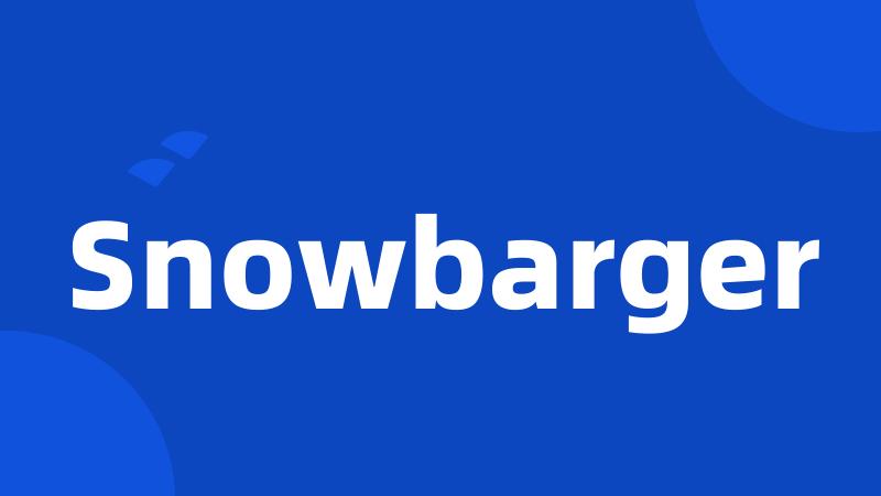 Snowbarger