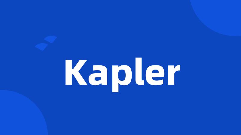 Kapler