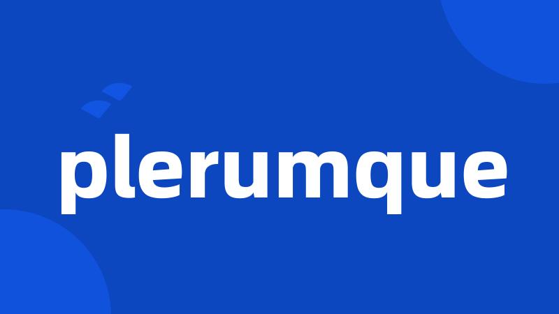 plerumque