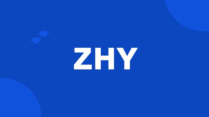 ZHY