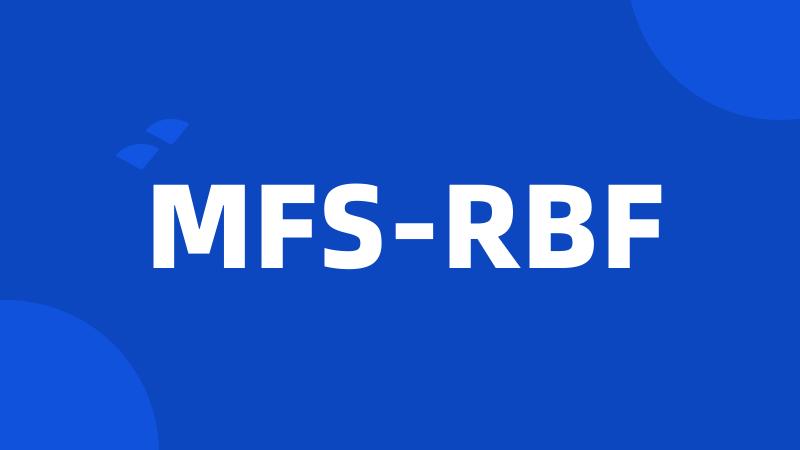 MFS-RBF