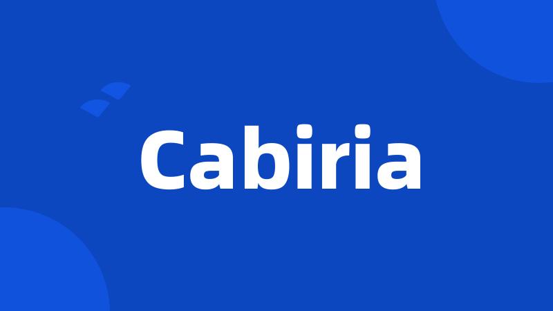 Cabiria