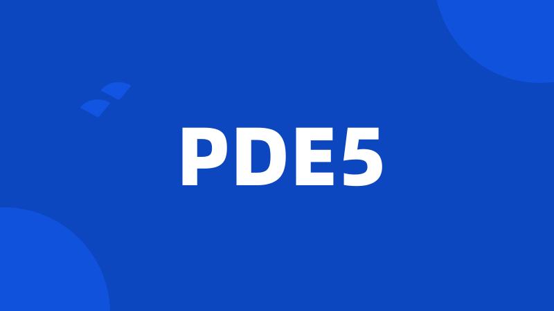 PDE5