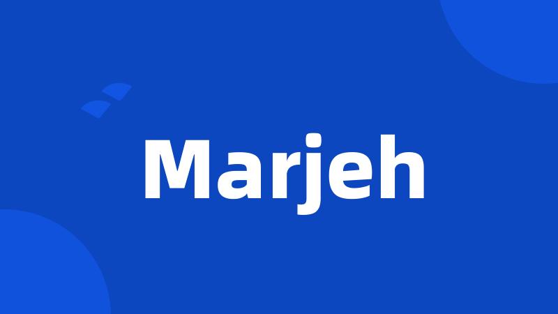 Marjeh