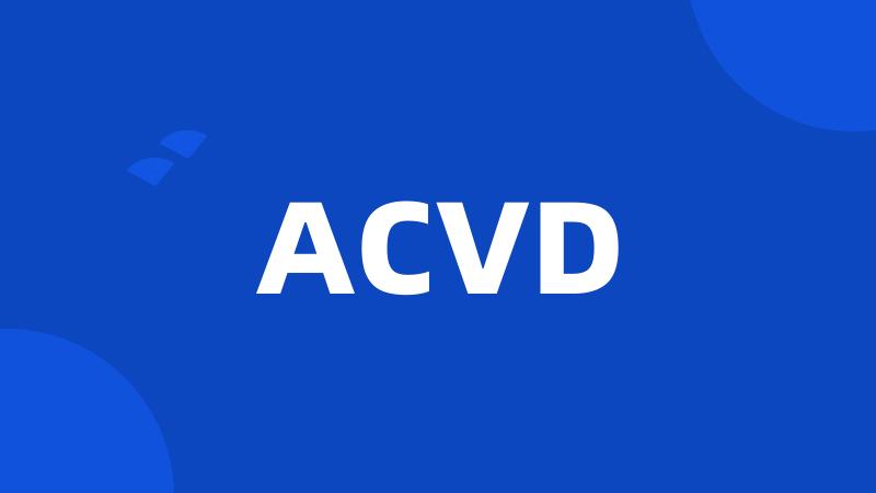 ACVD