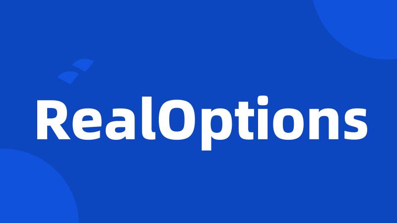 RealOptions