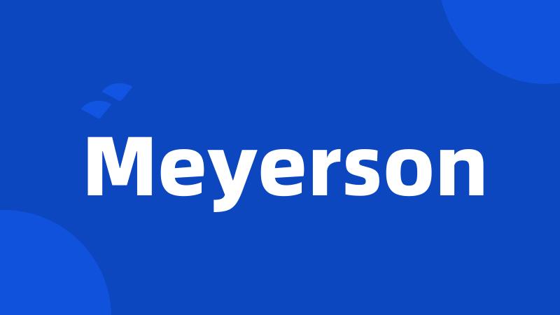 Meyerson