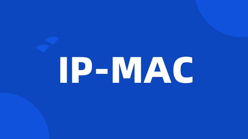 IP-MAC