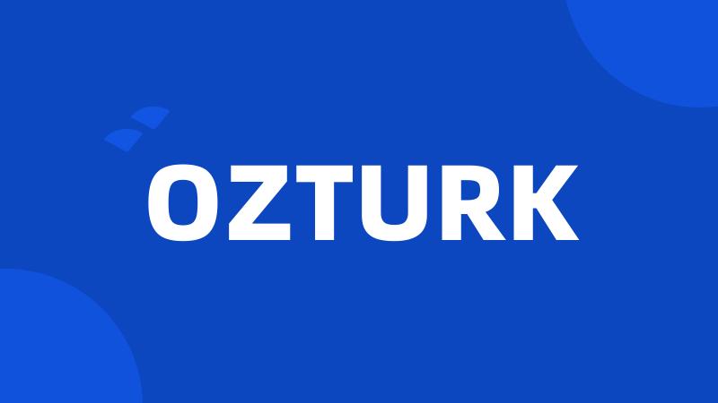 OZTURK