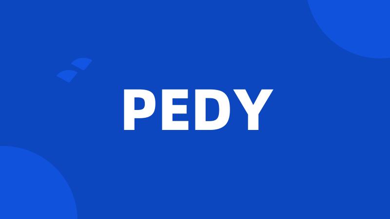 PEDY