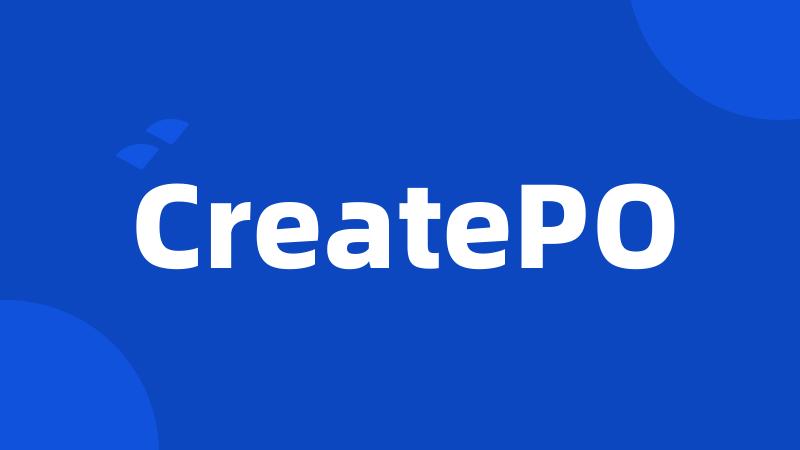 CreatePO