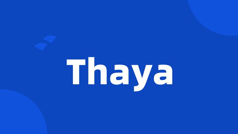 Thaya