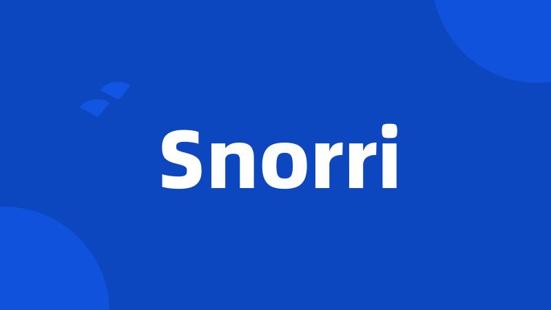 Snorri