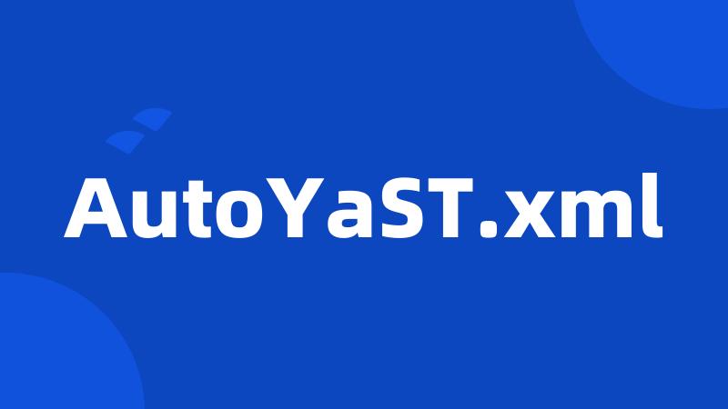 AutoYaST.xml