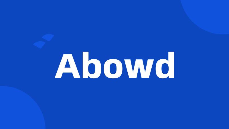 Abowd