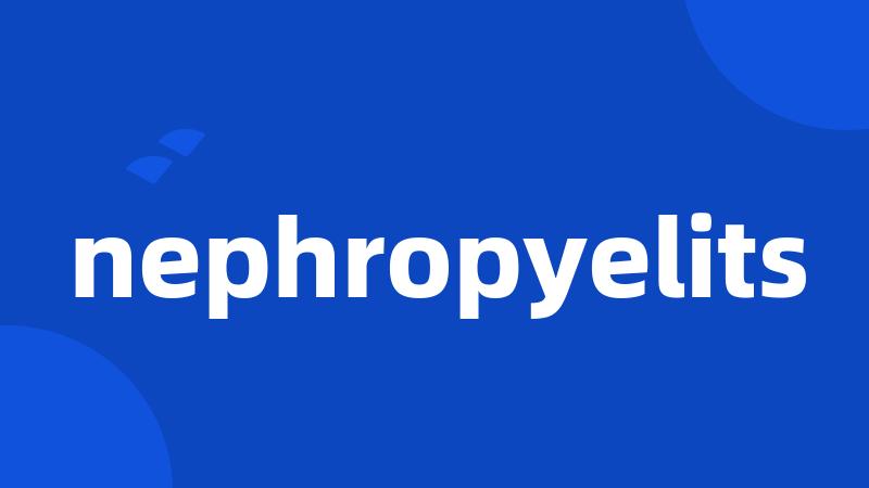 nephropyelits