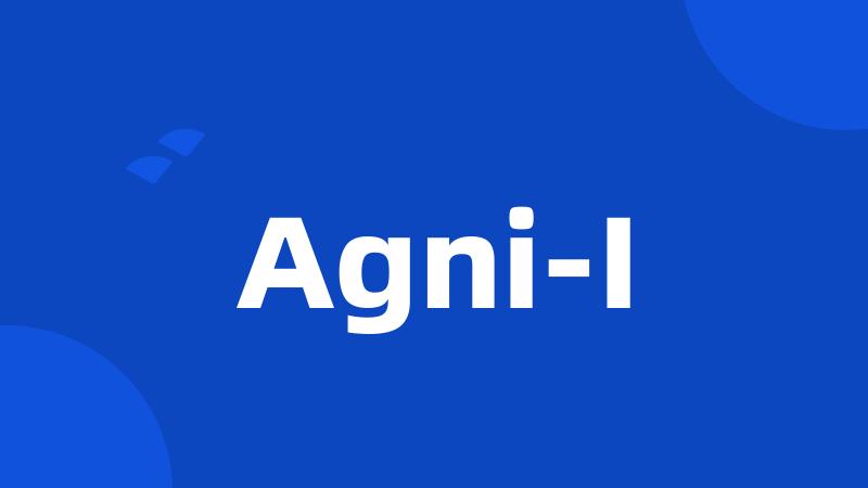 Agni-I