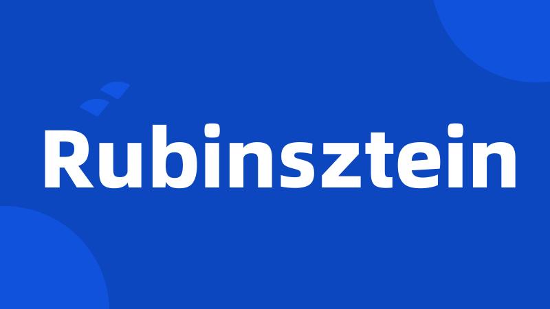 Rubinsztein