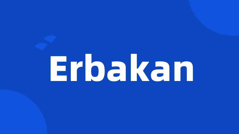 Erbakan