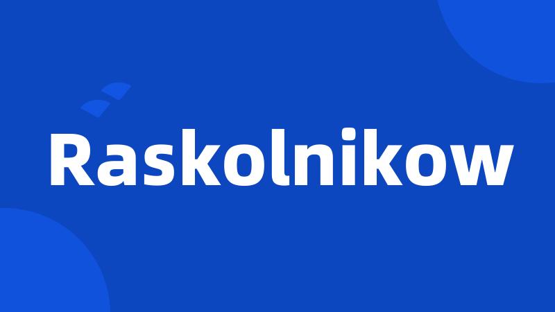 Raskolnikow