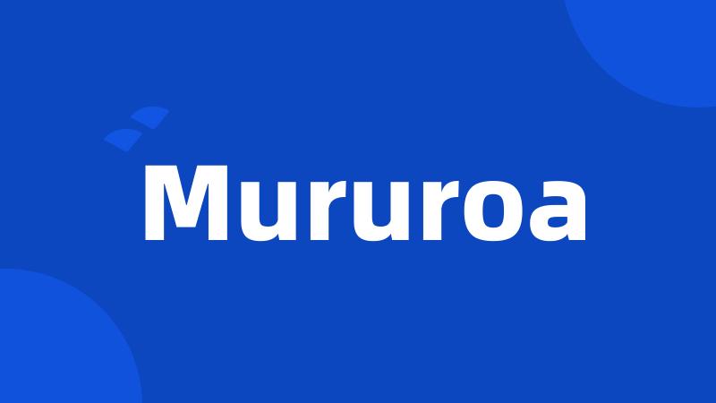 Mururoa