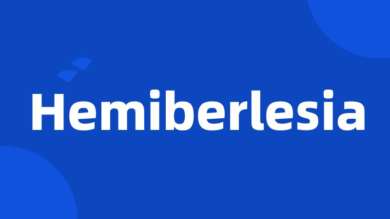 Hemiberlesia