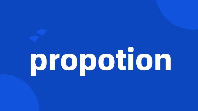 propotion