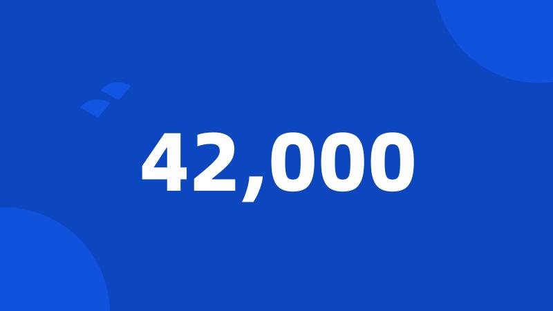 42,000
