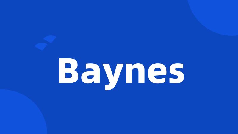 Baynes