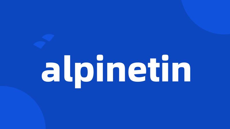 alpinetin