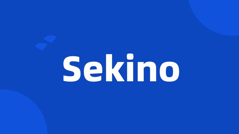 Sekino