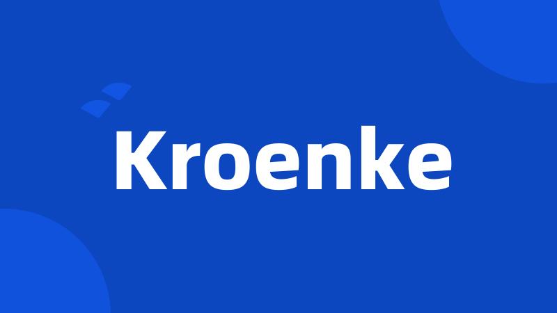 Kroenke