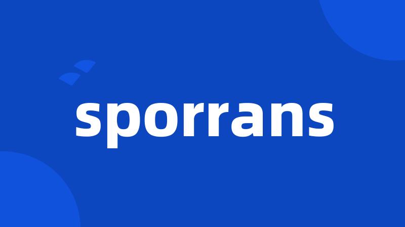 sporrans