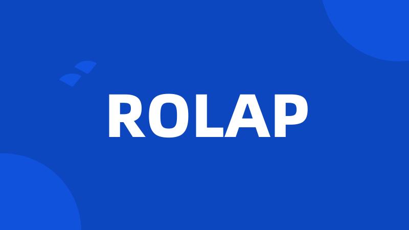 ROLAP