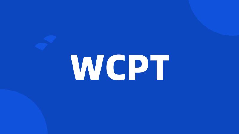 WCPT