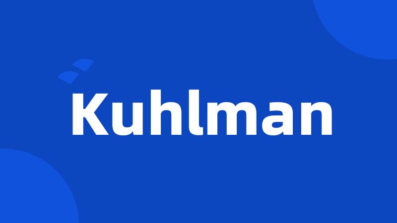 Kuhlman